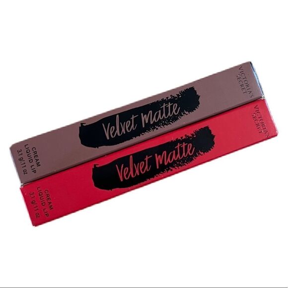 Victoria’s Secret set of 2 Velvet Matte cream liquid lip dramatic full coverage - Picture 1 of 7